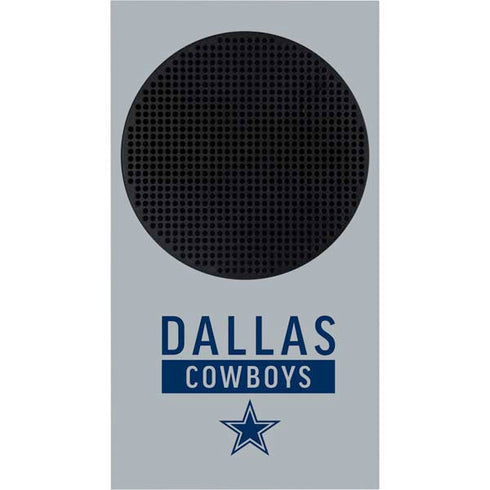 NFL Dallas Cowboys Silver Performance Series Xbox Series S Console Skin